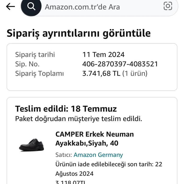 Camper Ayakkabılarında Elektriklenme Sorunu