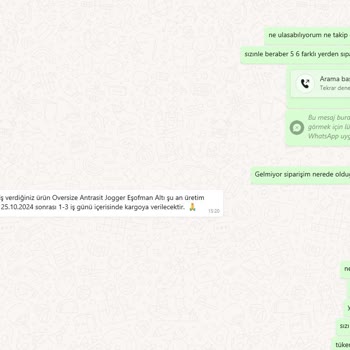 Sipariş Gecikmesi Ve Güven Sorunu