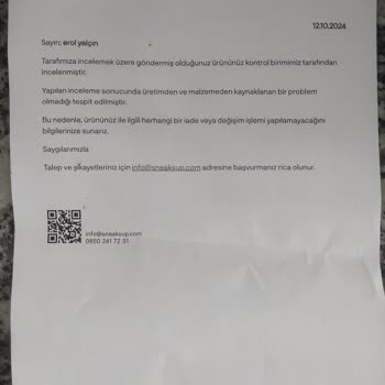 Ayakkabıdaki Leke Sorunu Ve Müşteri Hizmetleri Deneyimi