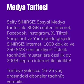 Sınırsız Sosyal Medya Paketi Yanıltmacası