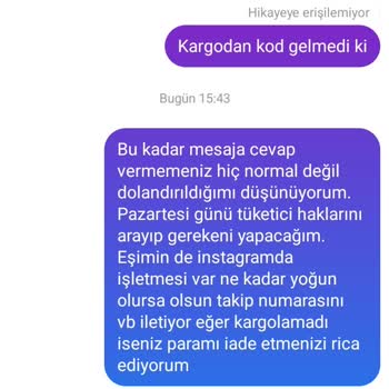 Instagram'da Şekerleme Siparişi Kabusu