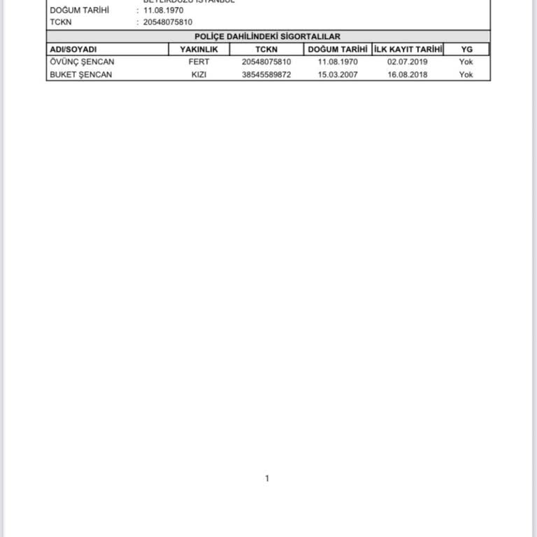 Tamamlayıcı Sağlık Sigortası Yenileme Sorunu