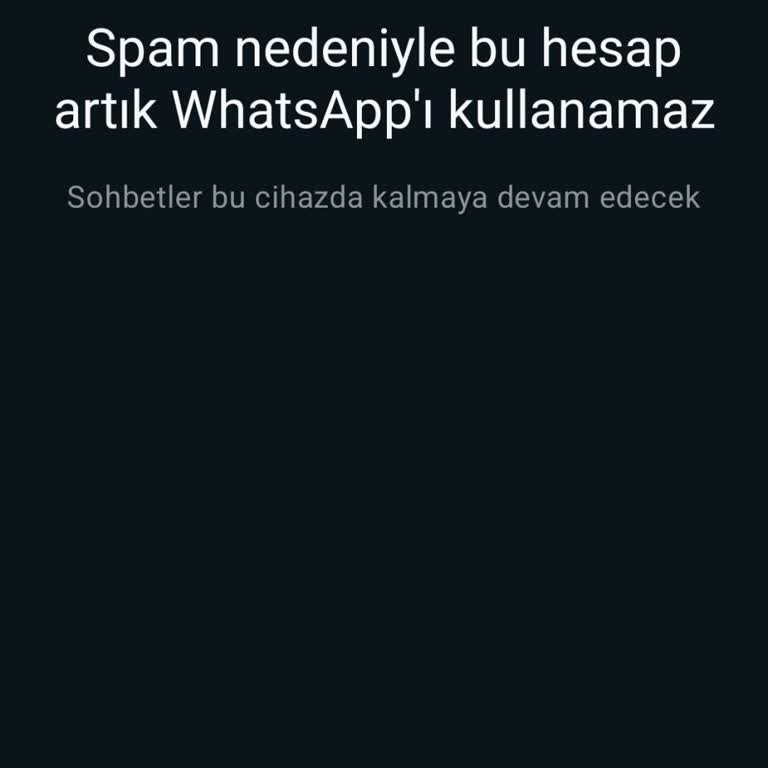 WhatsApp Hesabım Haksız Yere Kapandı