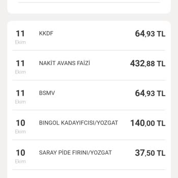 Nakit Avans Faiz İadesi Talebi
