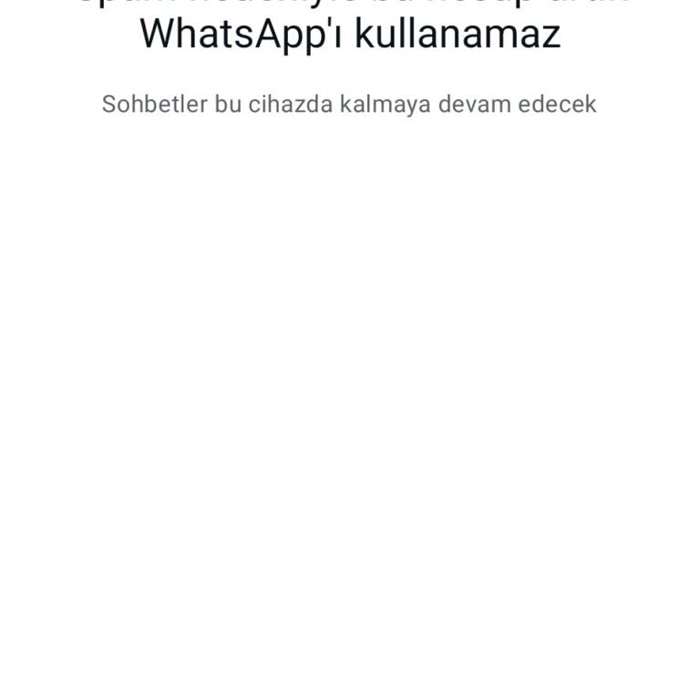 WhatsApp Grubu Spam Sorunu