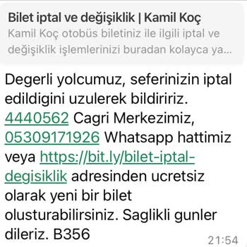Kamil Koç'un Ani Sefer İptali İle Yaşanan Mağduriyet