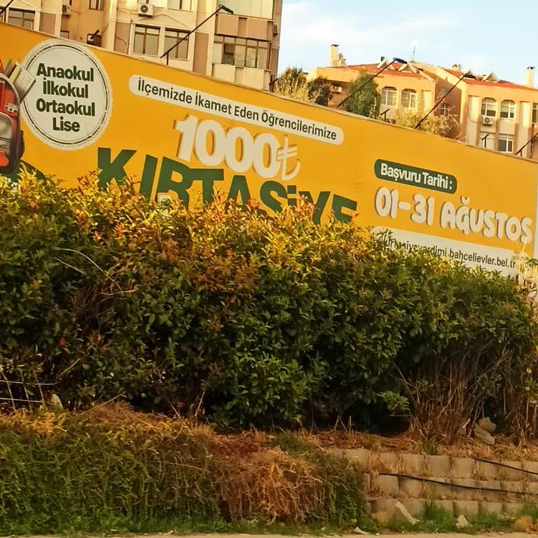 Bahçelievler Belediyesi'nin Kırtasiye Yardımı Sorunu