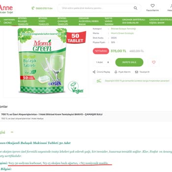 Bulaşık Tabletlerinde İçerik Uyuşmazlığı Ve Parfüm Sorunu