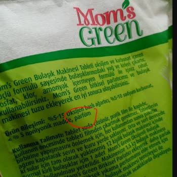 Bulaşık Tabletlerinde İçerik Uyuşmazlığı Ve Parfüm Sorunu