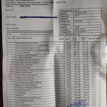 Koru Hastanesi'nde Yüksek Tahlil Ücretleri Ve İndirim Çelişkisi