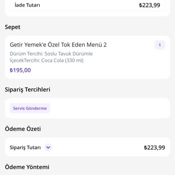 İptal Edilen Sipariş Ve Yetersiz Canlı Destek