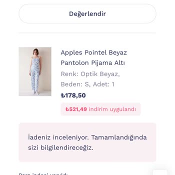 Yanlış Beden Ve İade Sorunlarıyla İlgili Çözüm Bekliyorum