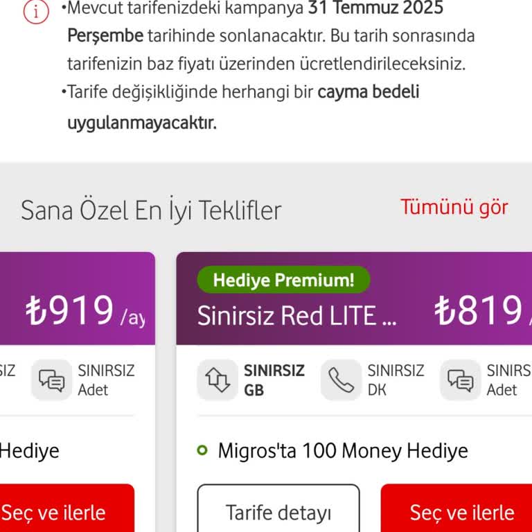 Vodafone'un Uçuk Fiyatlı Paketleri Ve Müşteri Memnuniyetsizliği