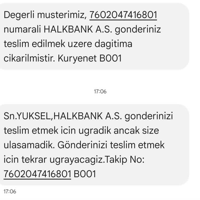 Evdeyken Teslimat Yapılmadı, Kuryenet Sorumsuzluğu