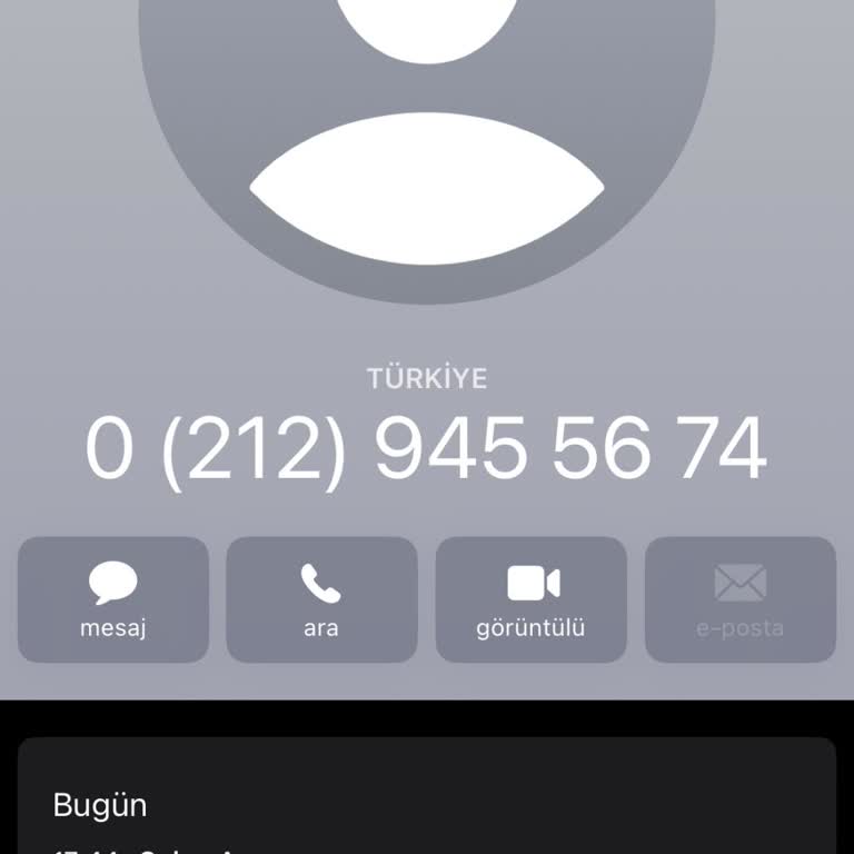 Bilinmeyen Arama Ve Gizlilik Endişesi