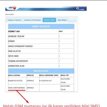 Yanlış Teslimat Bilgisi Ve Geciken Kargo Sorunu
