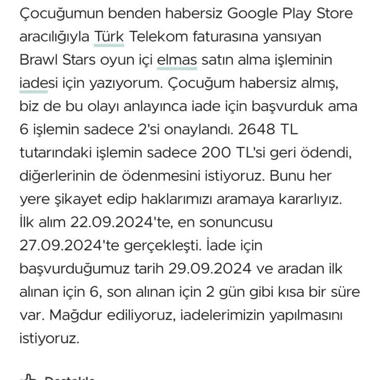 Brawl Stars'ta Beklenmedik Fatura Şoku