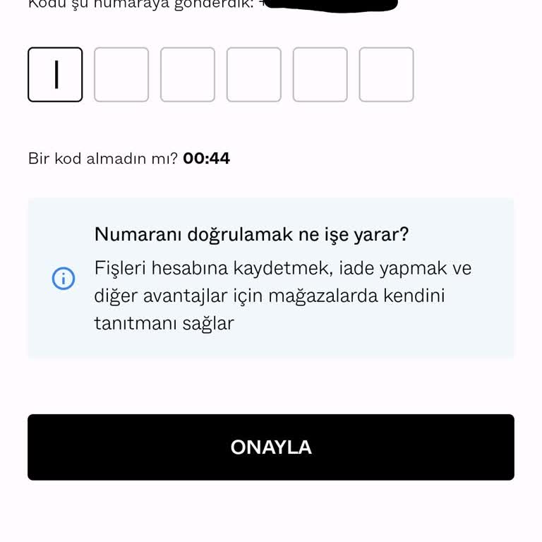 Bershka Uygulamasında Kayıt Olma Sorunu