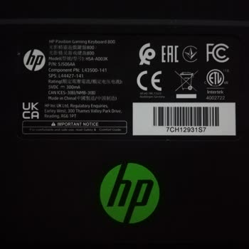 HP Pavilion 800 Klavye Tuşları Çalışmıyor