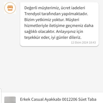 İade Edilmeyen Para Ve Yetersiz Müşteri Hizmetleri
