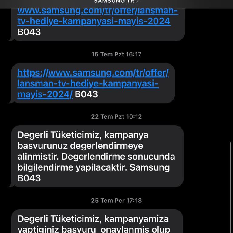 Samsung Kampanya Sürecinde Müşteri Hizmetleri Hayal Kırıklığı