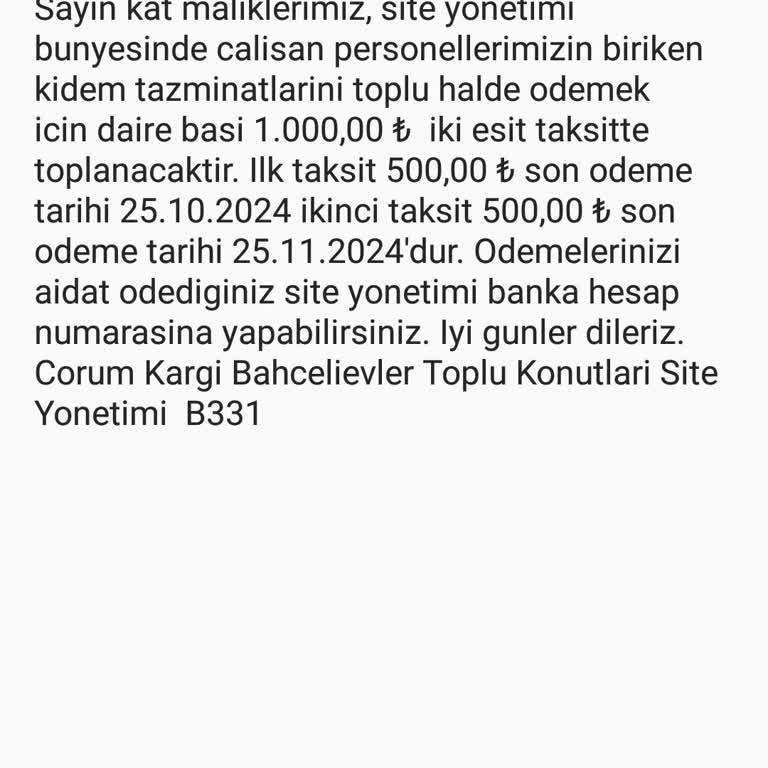 TOKİ Yönetiminin Aidat Politikası Hakkında Şikayet