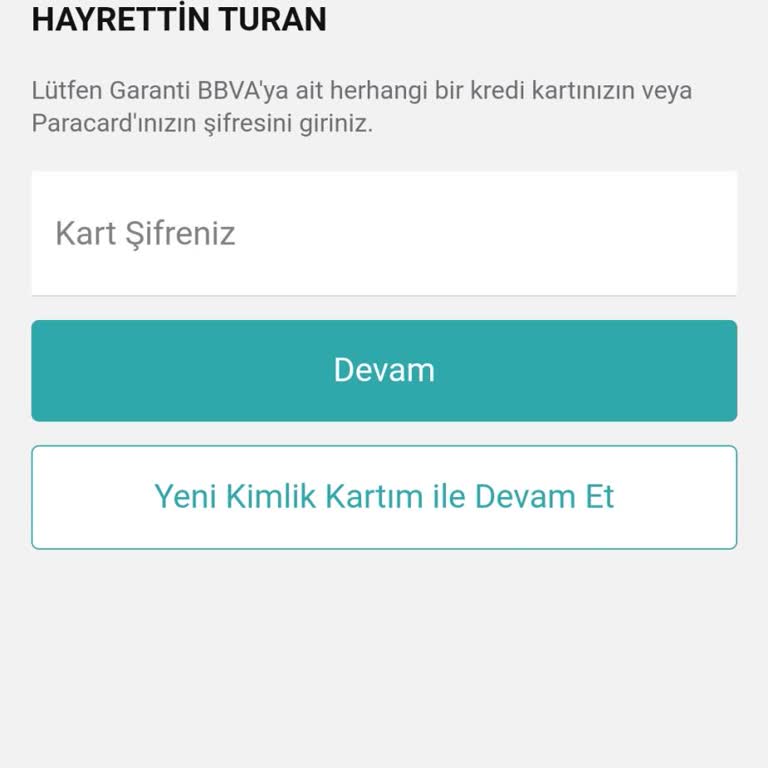 Garanti Bankası Mobil Uygulama Erişim Sorunu