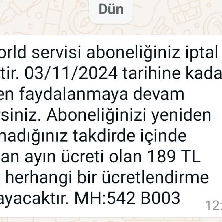 Habersiz Başlatılan Docuworld Aboneliği Sorunu