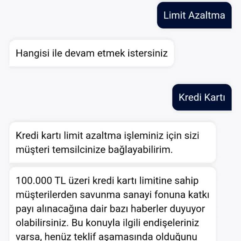 QNB Kredi Kartı Limit Düşürme Sorunu