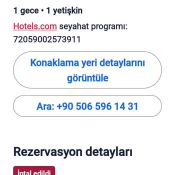 Hızlı İptal Edilen Rezervasyonun İade Sorunu