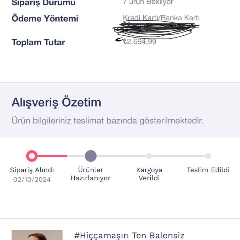 Penti Kampanya Döneminde Geciken Sipariş Sorunu