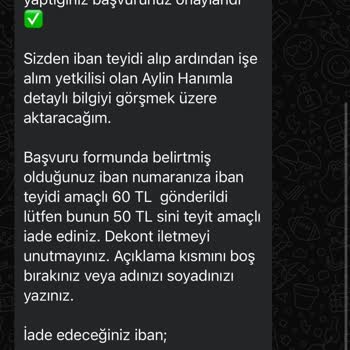 Sahte İş İlanı Ve Kimlik Bilgisi Güvenliği Sorunu