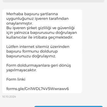 Sahte İş İlanı Ve Kimlik Bilgisi Güvenliği Sorunu