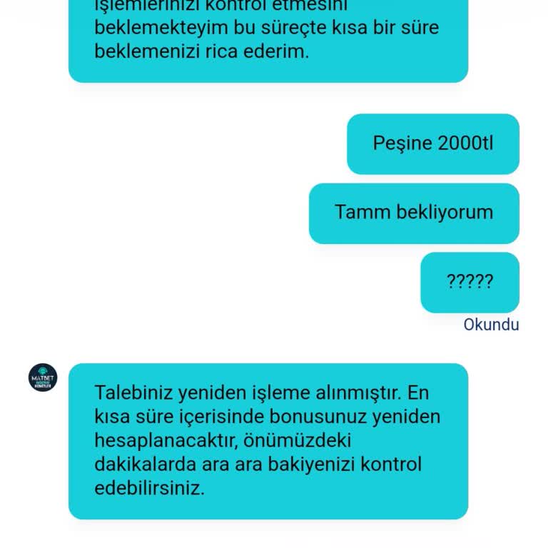 Yanlış Bonus Ve İlgisiz Müşteri Hizmetleri