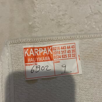 Karpak Halı Yıkama Memnun Kalmadım