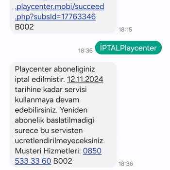 Playcenter Beklenmedik Üyelik Ve Fatura Yansımaları