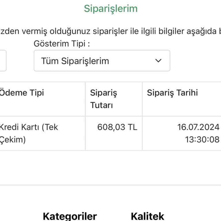 Siparişim Ne Ulaştı Ne De İade Edildi