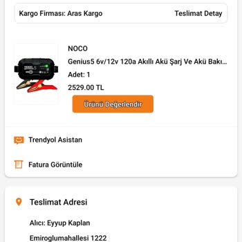 Trendyol'dan Aldığım Ürün İçin Fatura Sorunu