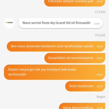Trendyol'dan Aldığım Ürün İçin Fatura Sorunu