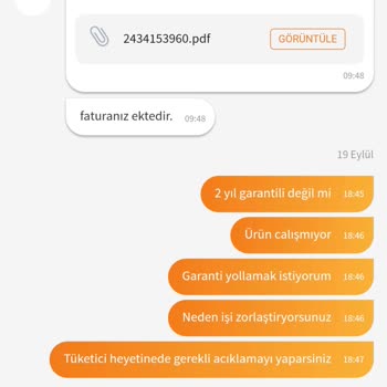 Trendyol'dan Aldığım Ürün İçin Fatura Sorunu