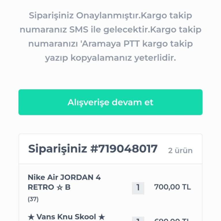 Shopier Shoejest'ten Aldığım Ayakkabıların İadesinde Sorun Yaşıyorum