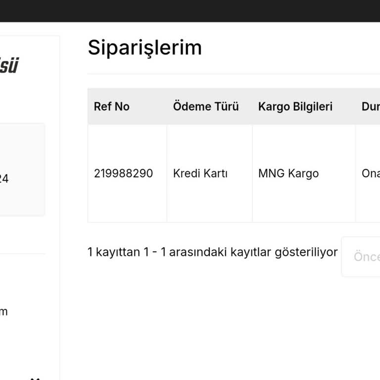 Siparişin Kargoya Verilmemesi Ve Bilgilendirme Eksikliği