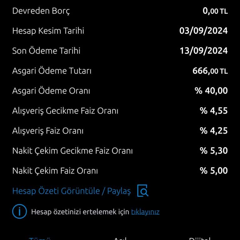 Kullanılmayan Kart İçin Haksız Aidat Ücreti