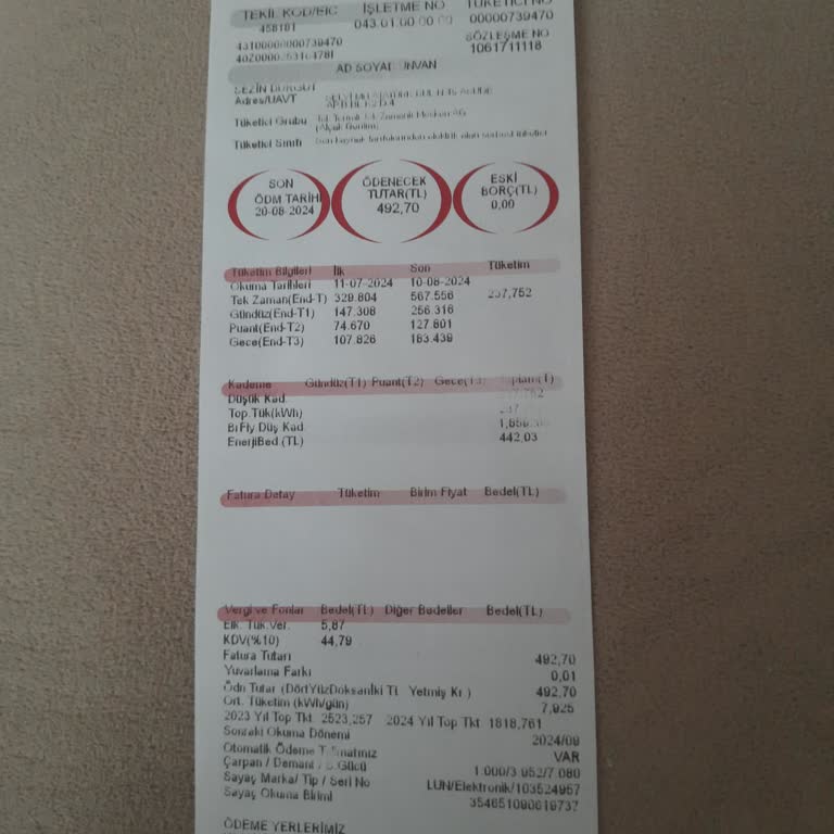 Evde Yokken Gelen Yüksek Elektrik Faturası Şaşkınlığı