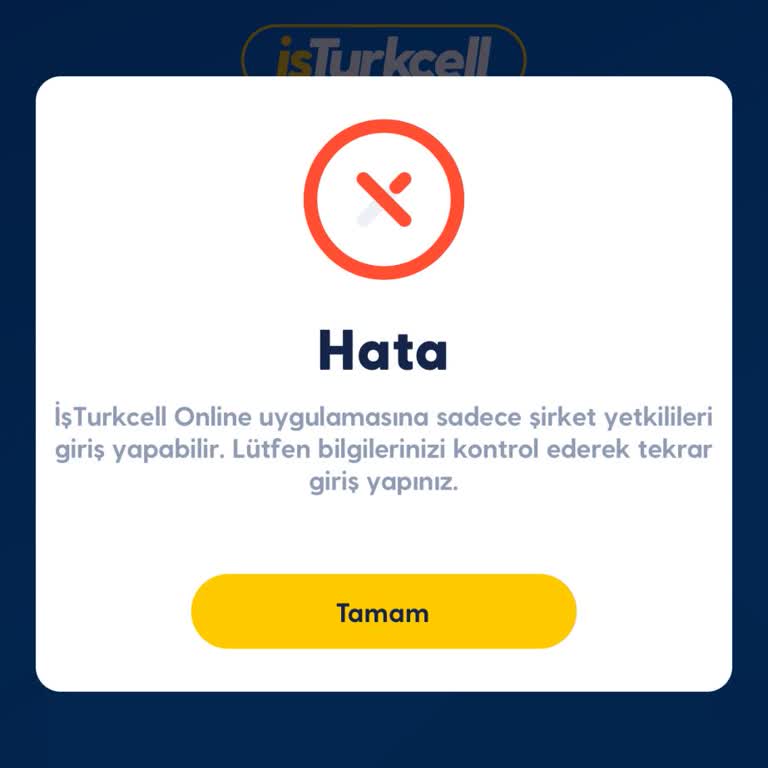Turkcell Mobil Uygulama Giriş Sorunu Ve Yanlış Yetkilendirme
