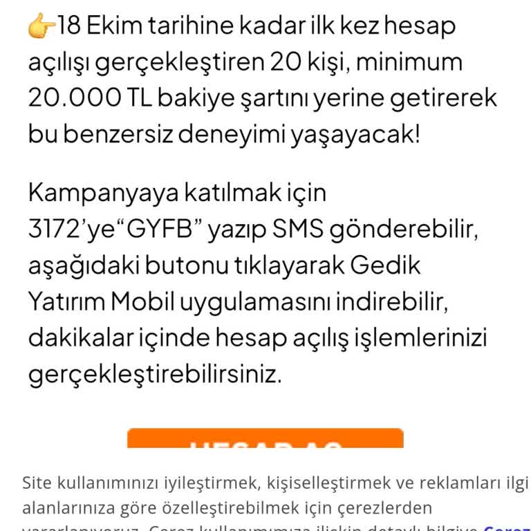 Gedik Yatırım'da Maç Bileti Çekilişi Yanıltmacası