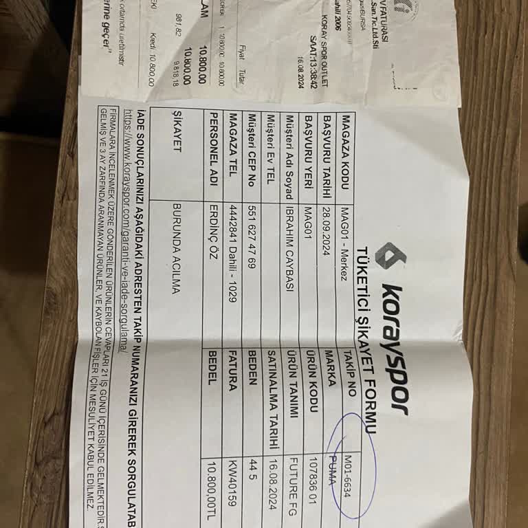 Puma Kramponların Kalitesizliği Ve İade Sorunu