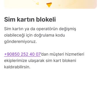 Sim Kart Blokesi Yüzünden Borç Ödeyemiyorum