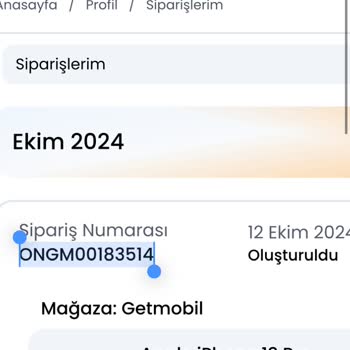 Getmobile Sipariş İptali İçin Çıkmazdayım