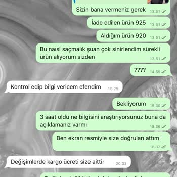 Defolu Ürün Ve Anlamsız Ücret Talebi